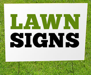 lawn signs